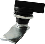 WJSKDQ 2PCS Thumb Operated Offset Thumb Cam Lock Black Cam Lock - Image 4