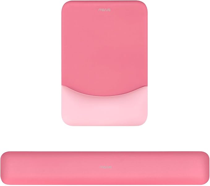 MOSISO Wrist Rest Support for Mouse Pad&Keyboard Set, Rectangular Ergonomic by MOSISO