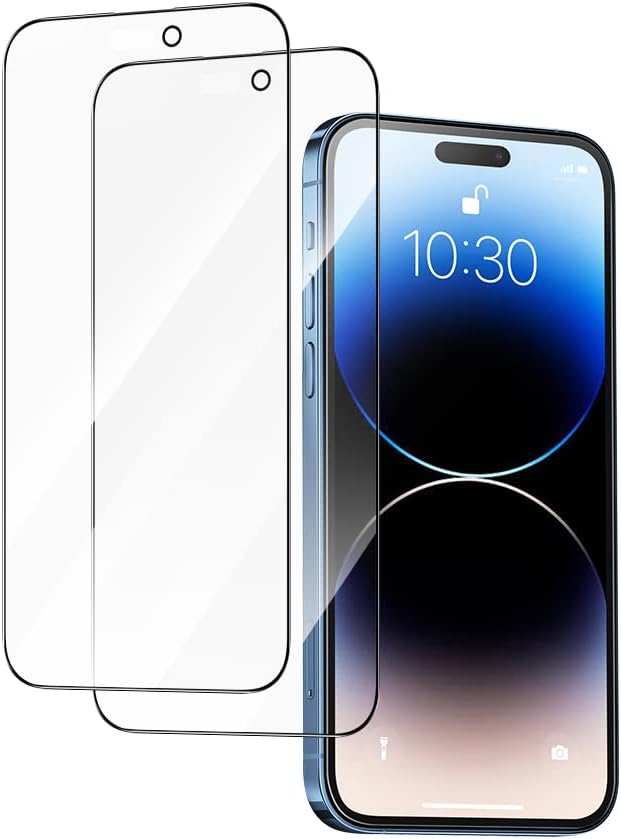 PERFECTSIGHT 2 Pack Compatible for iPhone 14 Pro Screen Protector 6.1 Inch by PERFECTSIGHT