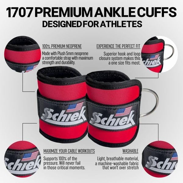 Schiek Sports 1707 Ankle Cuffs - Image 3