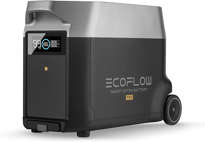 EF ECOFLOW DELTA Pro Extra Battery 3600Wh, 2.7H to Full Charge, Battery Backup by EFECOFLOW