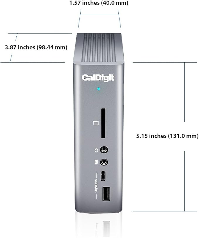 CalDigit TS3 Plus Thunderbolt 3 Dock - 87W Charging - Image 8