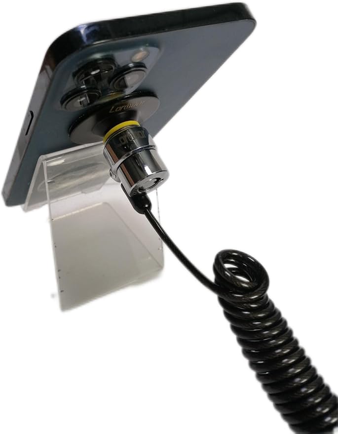 Security Retractable Cable Lock Portable Keyed Laptop Lock 5 Keys 8Ft - Image 6