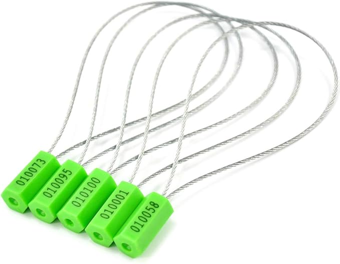 Leadseals 500 Anti-Tamper Proof Security Cable Seals Disposable Self-Locking - Image 6