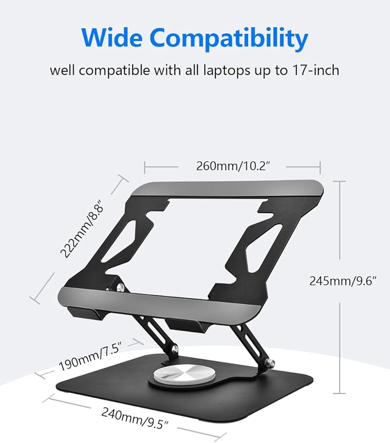 Laptop Stand for Desk, Adjustable Computer Stand - Image 5
