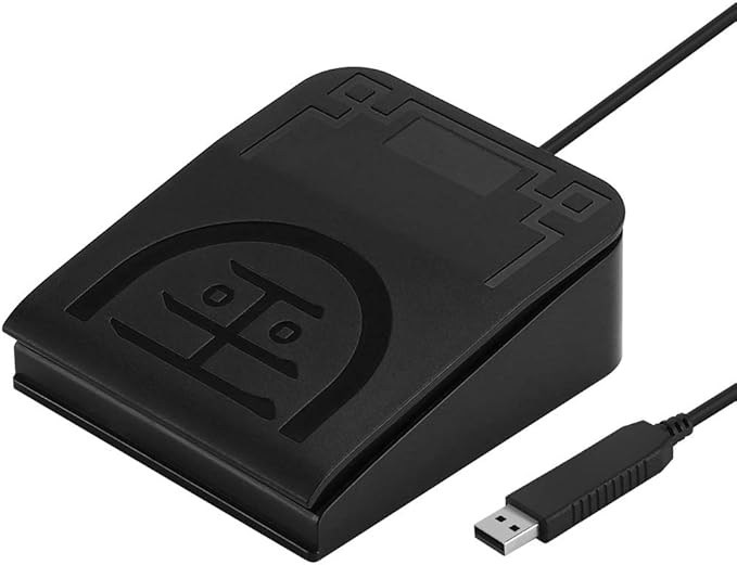 iKKEGOL Upgraded USB Single Foot Pedal Optical Switch Control One Key Program by iKKEGOL