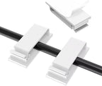 40 pcs Cable Clips with Strong Self-Adhesive, Outdoor Light Clips, Nylon Cord by Unknown