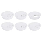 uxcell 6 Pcs 80mm Desk Grommet, Plastic Cable Hole Cover, Wire Cord Cable by uxcell