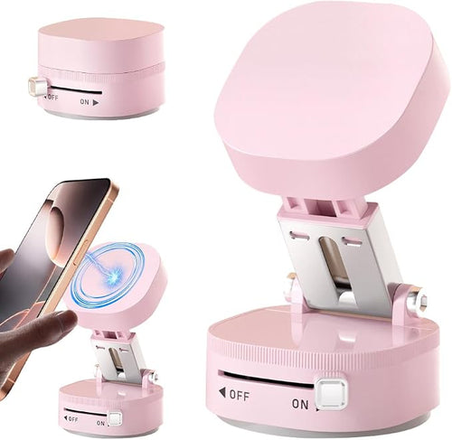 360° Adjustable Vacuum Magnetic Phone Holder, Foldable Magnetic Car Phone Holder by AprYew