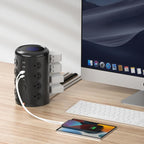 Tower Power Strip with 15W Wireless Charger, 15FT Extension Cord with Multiple - Image 7