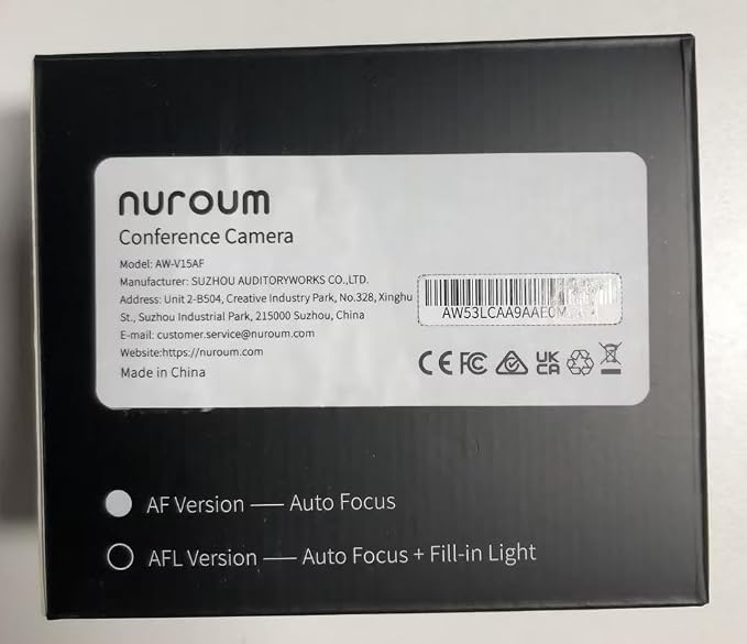 NUROUM V15AF 2K Webcam for PC, 1080p 60FPS AutoFocus Web Camera - Image 11