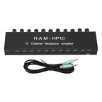 10 Channel Headphone Amplifier 1 In 10 Out Channel Stereo Distributor Headphone - Image 6