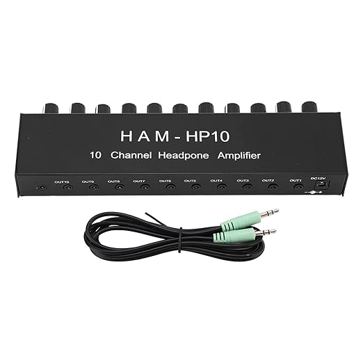10 Channel Headphone Amplifier 1 In 10 Out Channel Stereo Distributor Headphone - Image 6