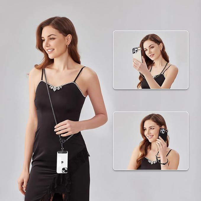 Cell Phone Lanyard Holder Anti Theft Crossbody Phone Wrist & Neck Strap - Image 7