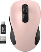 WisFox 2.4G Wireless Mouse for Laptop, Ergonomic Computer Mouse by Bringyouqualityproducts