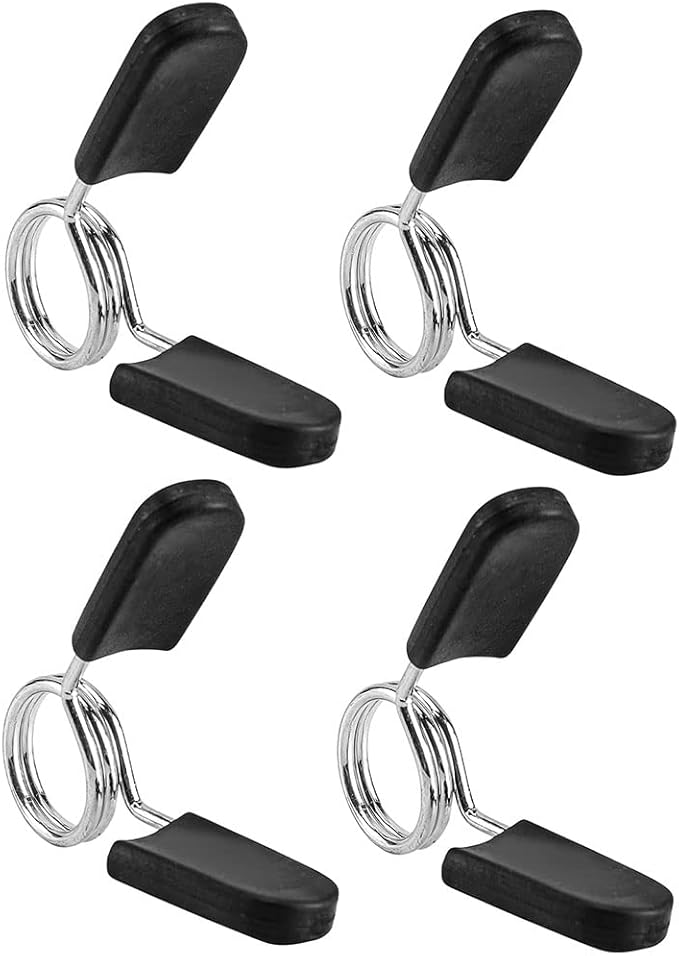 Barbell Clamps Dumbbell Spring Clip Circlip Collars 1 Inch Weight Bars Clips - Image 7