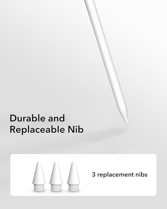 Stylus Pen for iPad, Tilt Sensitivity Palm Rejection Fast Charge Stylus Pencil - Image 8