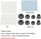 4 Pairs Silicone Ear Tips Earbuds Replacement Tips Earbuds Cap Eartips Tips - Image 8