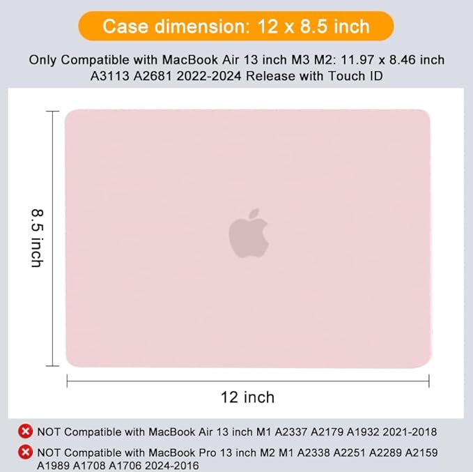 MOSISO Compatible with MacBook Air 13 inch Case 2025 2024 2023 2022 M4 A3240 M3 - Image 7