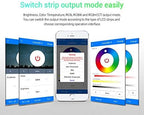 BTF-LIGHTING 5in1 WB5 2.4GHz Tuya WiFi PWM LED Controller Compatible - Image 9