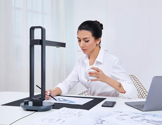 CZUR Aura Pro Book & Document Scanner, Capture A3 & A4, Auto-Flatten & Deskew - Image 2
