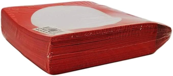 BestDuplicator Red Cd/DVD Paper Media Sleeves Envelopes - Image 3