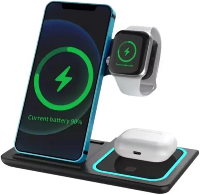3 in 1 Wireless Charging Station by Unknown