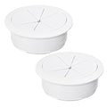 2 Pcs Desk Grommet 2" / 50 mm, Desk Hole Cover by EASYEAH