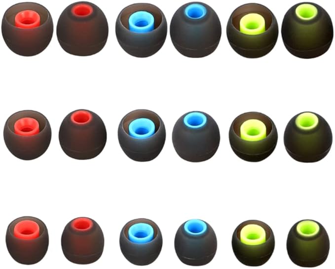 Earbud Silicone Ear Tips Replacement Earbuds Gels by CYADCI
