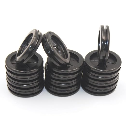 Rubber Grommets for Wiring, 1-1/4 Inch Drill Hole 1 Inch ID, Firewall Grommets by EASYEAH