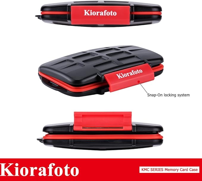 Kiorafoto 28 Slots : 16 TF + 8 SD + 4 CF Memory Card Holder Case Storage - Image 9
