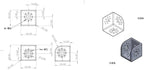 Block 3/8" Thread Bracket Lock Mounting Adapter - Image 9