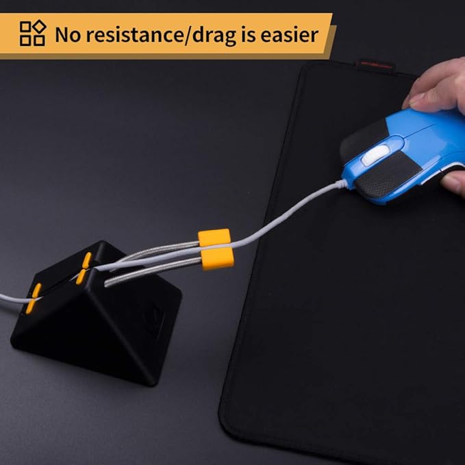 Hotline Games Mouse Bungee, Mouse Cord Clip Cord Management System Fixer Holder - Image 5