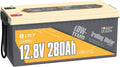 Power Queen 12V 280Ah PLUS LiFePO4 Battery Low-temp Protection Group 8D Battery by PowerQueen