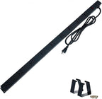 9 Black Verticle Outlets 6 Feet Power Cord Heavy Duty Metal Surge Protector by opentron