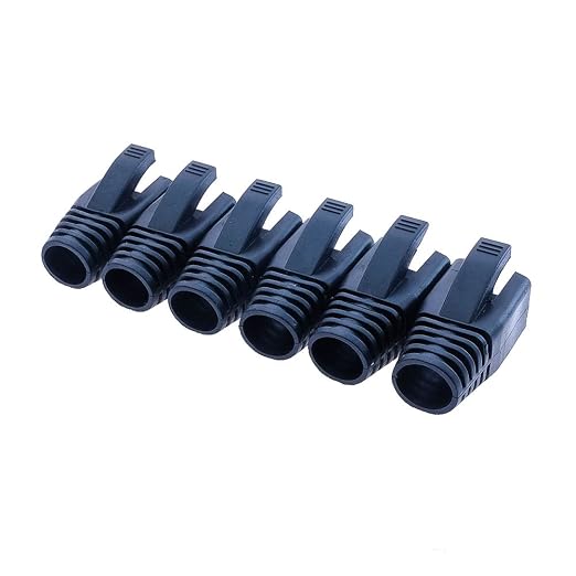 100Pack RJ45 Boot Cover, Cat5 Cat6 Cat6A Ethernet Network Cable Strain Relief - Image 4