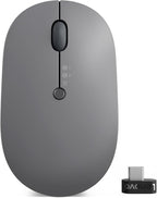 Lenovo Go Multi-Device Wireless Mouse, 2.4GHz Nano USB-C Receiver, Adjustable - Image 2