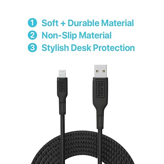 BLACK+DECKER Lightning to USB Cable - Image 2