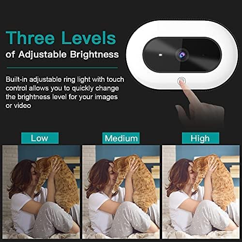 NexiGo StreamCam N930E with Software, 1080P Webcam with Ring Light and Privacy - Image 4