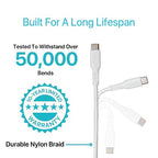 BLACK+DECKER USB C Multi Charging Cable, Fast Multi Charger Cable w/Adapter - Image 3
