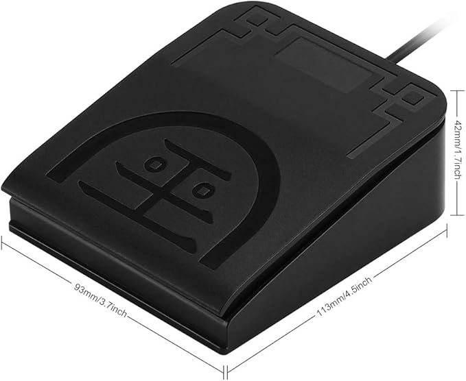 iKKEGOL Upgraded USB Single Foot Pedal Optical Switch Control One Key Program - Image 2