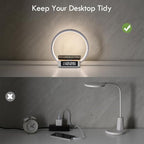 Alarm Clock, Table Lamp with Wireless Charging, Touch Bedside Lamp with 3 - Image 7