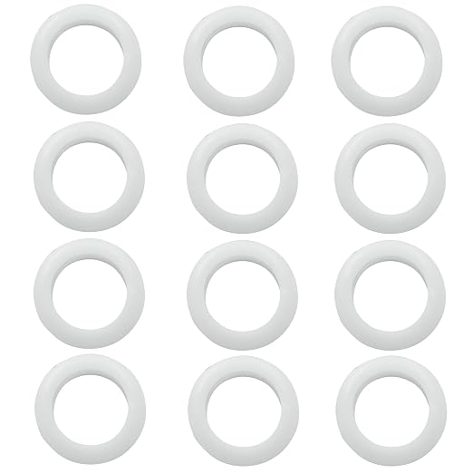 12 Pcs Rubber Grommets, 0.98" Inside Diameter 1" Drill Hole Rubber Wire by Kyuionty