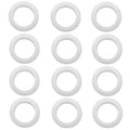 12 Pcs Rubber Grommets, 0.98" Inside Diameter 1" Drill Hole Rubber Wire by Kyuionty
