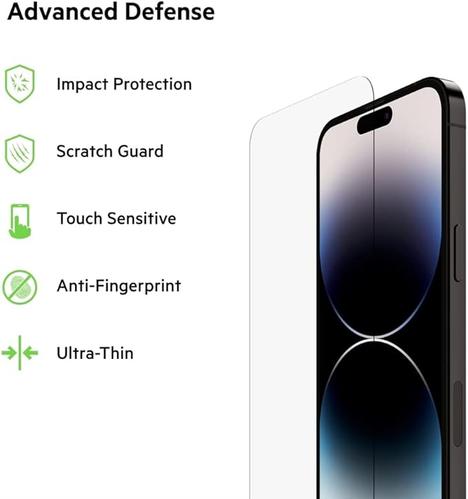 Belkin TemperedGlass iPhone 14 Pro Max Screen Protector - Image 2