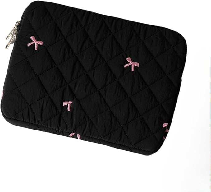 Cute Bow Graphic Carrying Laptop Bag Y2K Preppy Laptop Sleeve Case Bag Kawaii by Attria