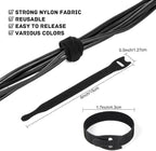 OneLeaf 120PCS Cord Organizer 6in Cable Ties Reusable - Image 2
