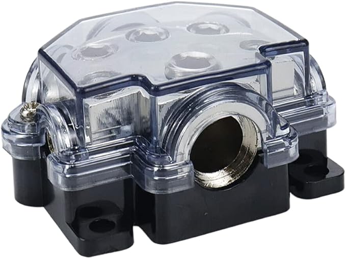 2pc Power Distribution Block Car Audio 1 in 5 Ways Out Car Audio Distributions - Image 9
