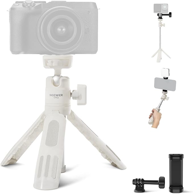 NEEWER Basics Mini Desk Selfie Stick Tripod Compatible by Neewer