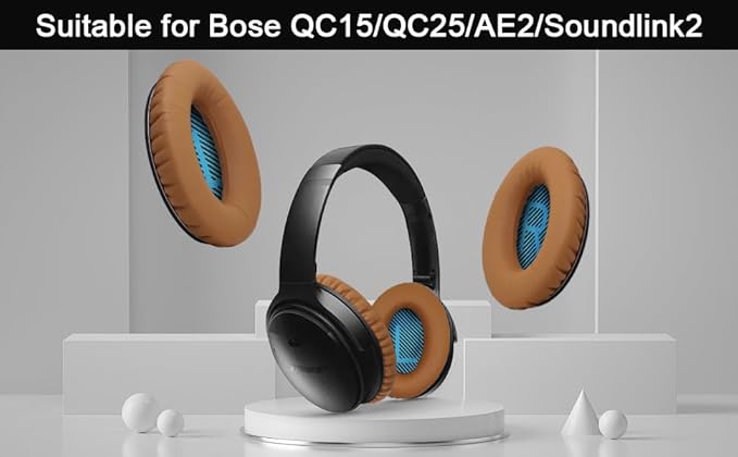 Replacement Ear Pads for Bose QuietComfort 15, Headphone Ear Covers, High - Image 7